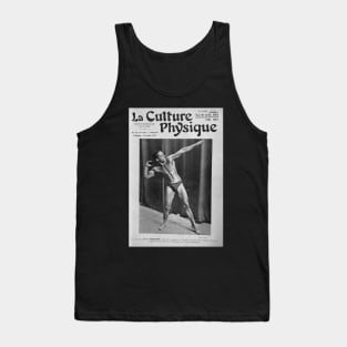 La Culture Physique - Vintage Physique Muscle Male Model Magazine Cover Tank Top